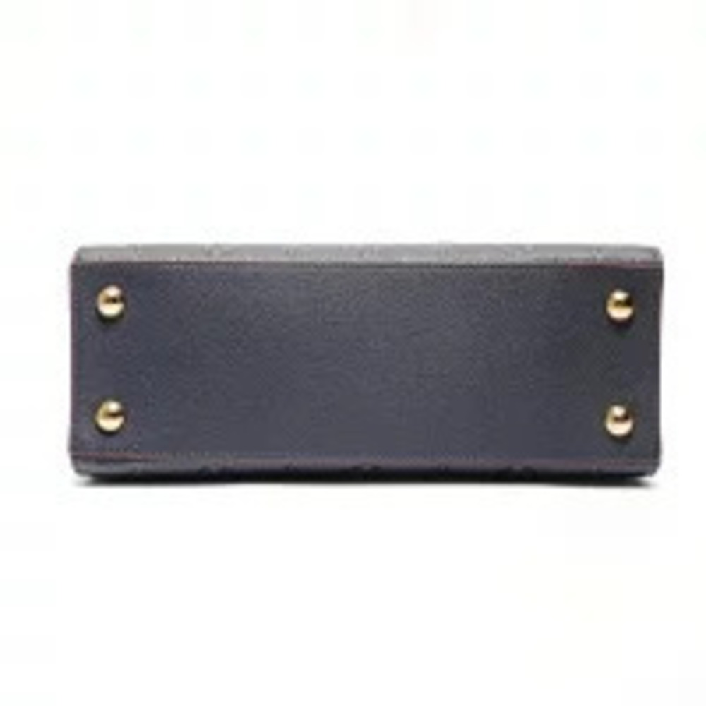 Louis Vuitton Blue Empreinte Monogram Pont Handbag Neuf Navy - Picture 7 of 13